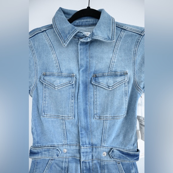 Good American “Fit For Success” Jumpsuit, New With Tags, Blue274, Size Small - Picture 8 of 11